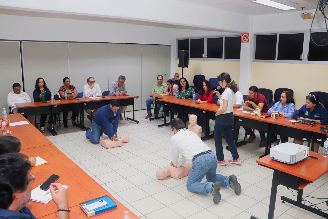 Se reforzó la capacitación en primeros auxilios y primer respondiente al interior de la comunidad universitaria.