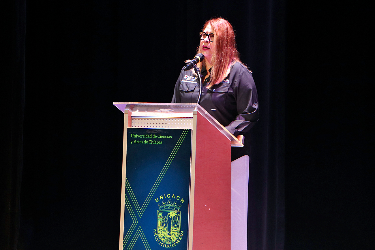La directora de CONOCER reconoció que, en el contexto actual, la integración de instituciones como la  UNICACH a esta red es de gran importancia para el gobierno federal.