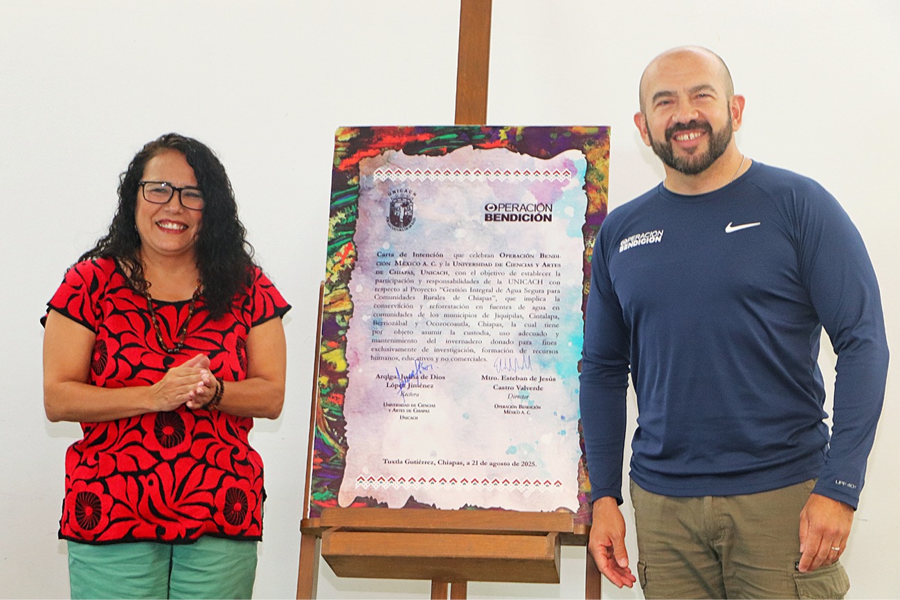 UNICACH y Operación Bendición México unidos por la conservación y reforestación en Chiapas