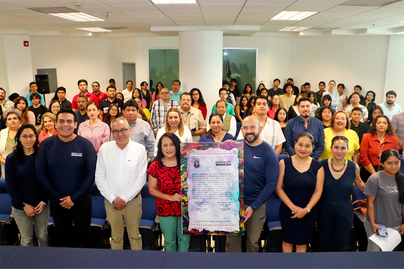 El acuerdo establece la participación de la UNICACH en el proyecto “Gestión Integral de Agua Segura para Comunidades Rurales de Chiapas”