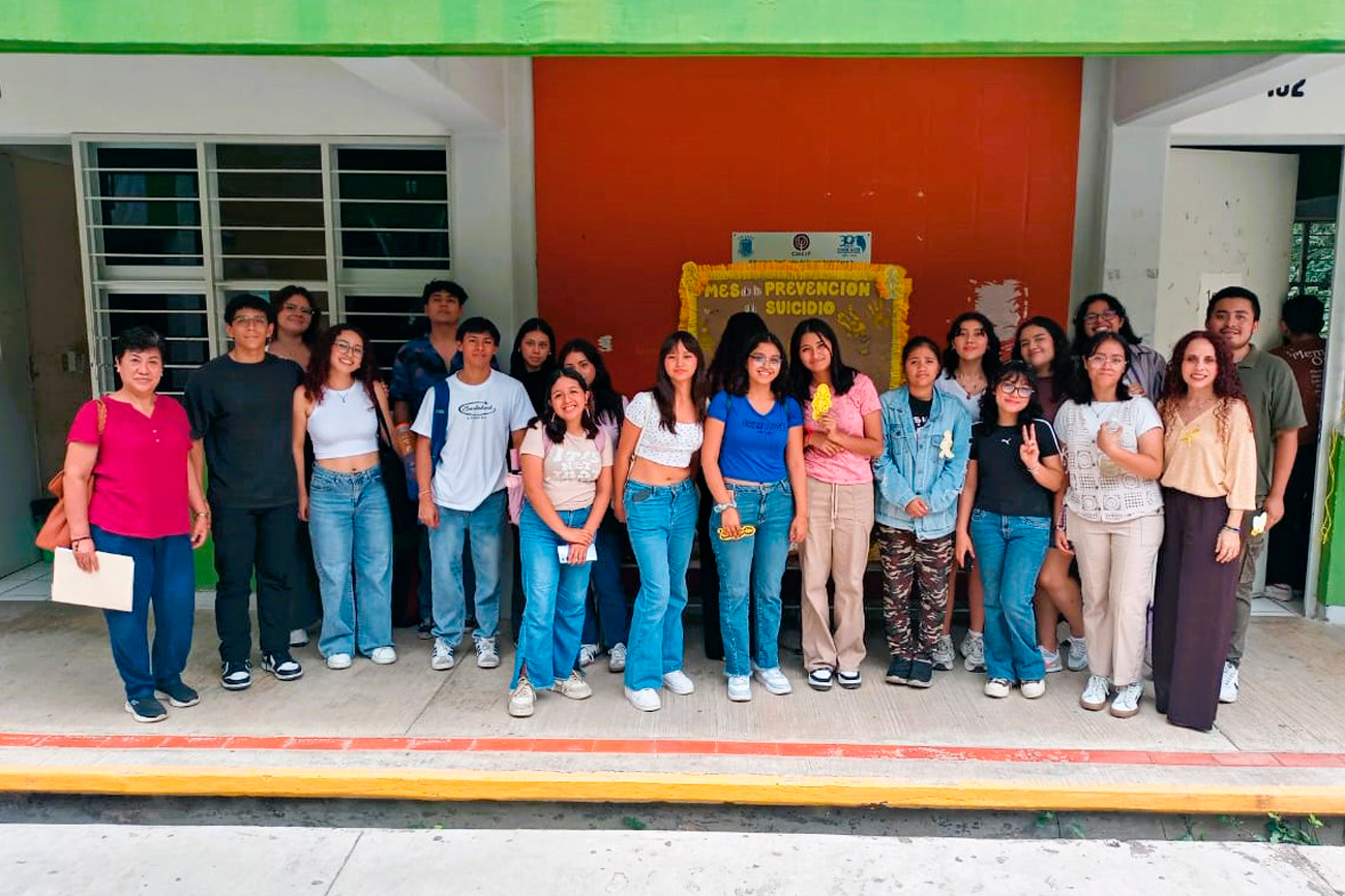 La comunidad estudiantil de la FCHyS de la UNICACH participó en una jornada de actividades con motivo del Día Mundial para la Prevención del Suicidio.