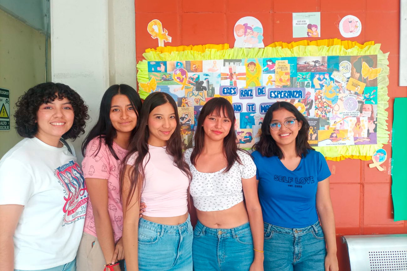  Juventudes universitarias se suman a la prevención del suicidio en Día Mundial.