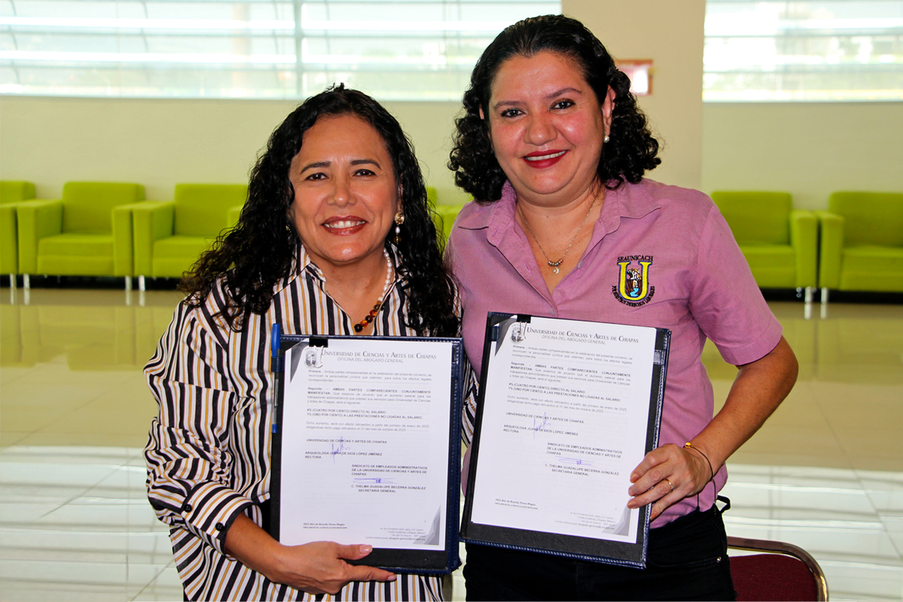 Acuerdan con SEAUNICACH aumento salarial directo de 4 por ciento y 1 en prestaciones.