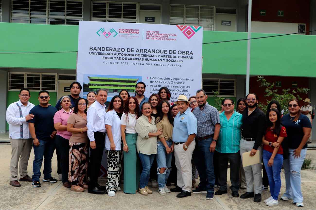 La obra beneficiará a mil 300 estudiantes, contribuyendo al fortalecimiento de la educación superior en la entidad.