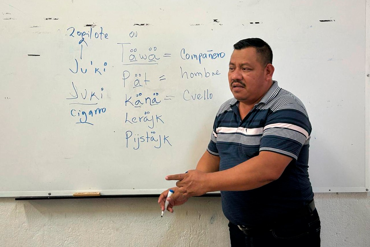 curso “Otetzame'is 'yanhmakyuy” sobre la lengua zoque, oral y escrita.