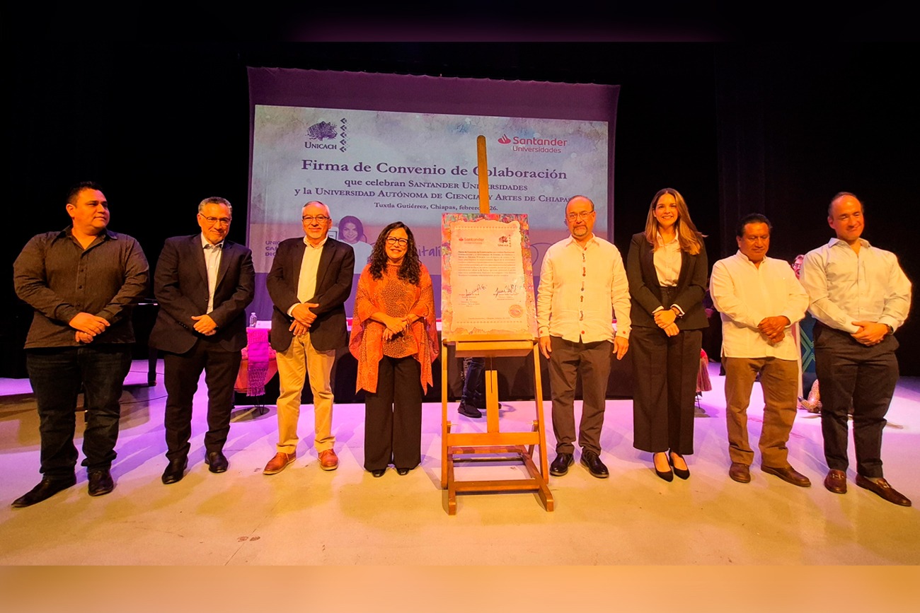 UNICACH y Santander Universidades impulsan transformación digital