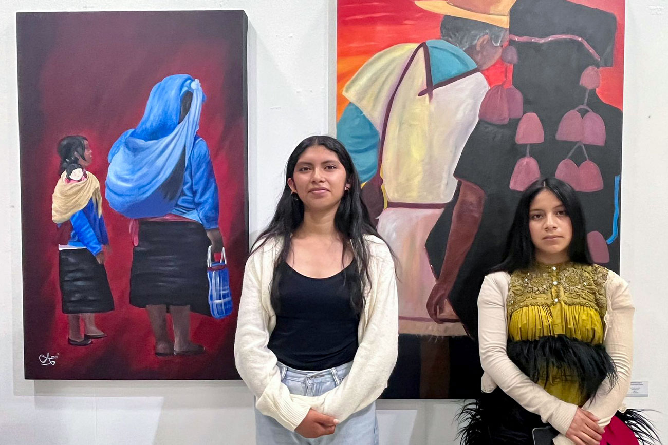 Exposición plástica visibiliza experiencias de mujeres indígenas