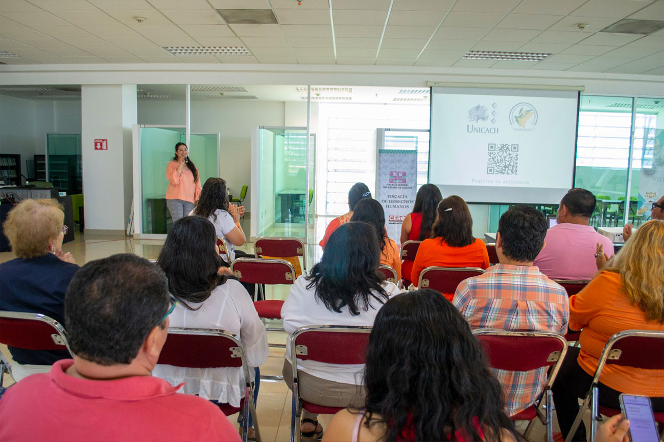 Destacan en la UNICACH la necesidad de erradicar la violencia contra las mujeres