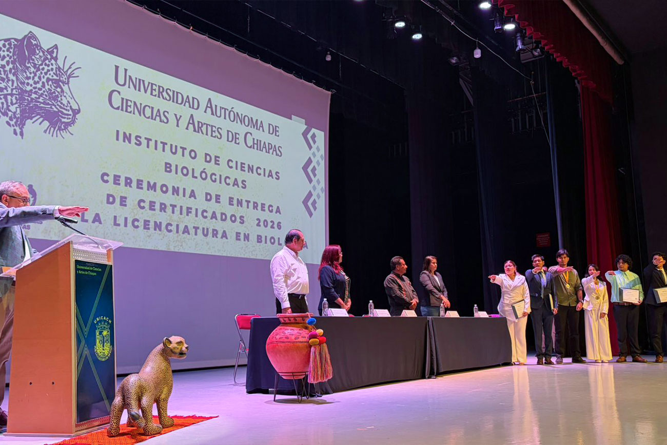    Egresan de la UNICACH biólogas y biólogos comprometidos con el cuidado del medio ambiente
