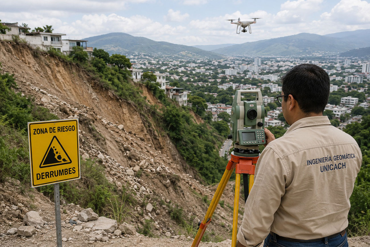 Ingeniería Geomática, clave para identificar zonas de riesgo por derrumbes