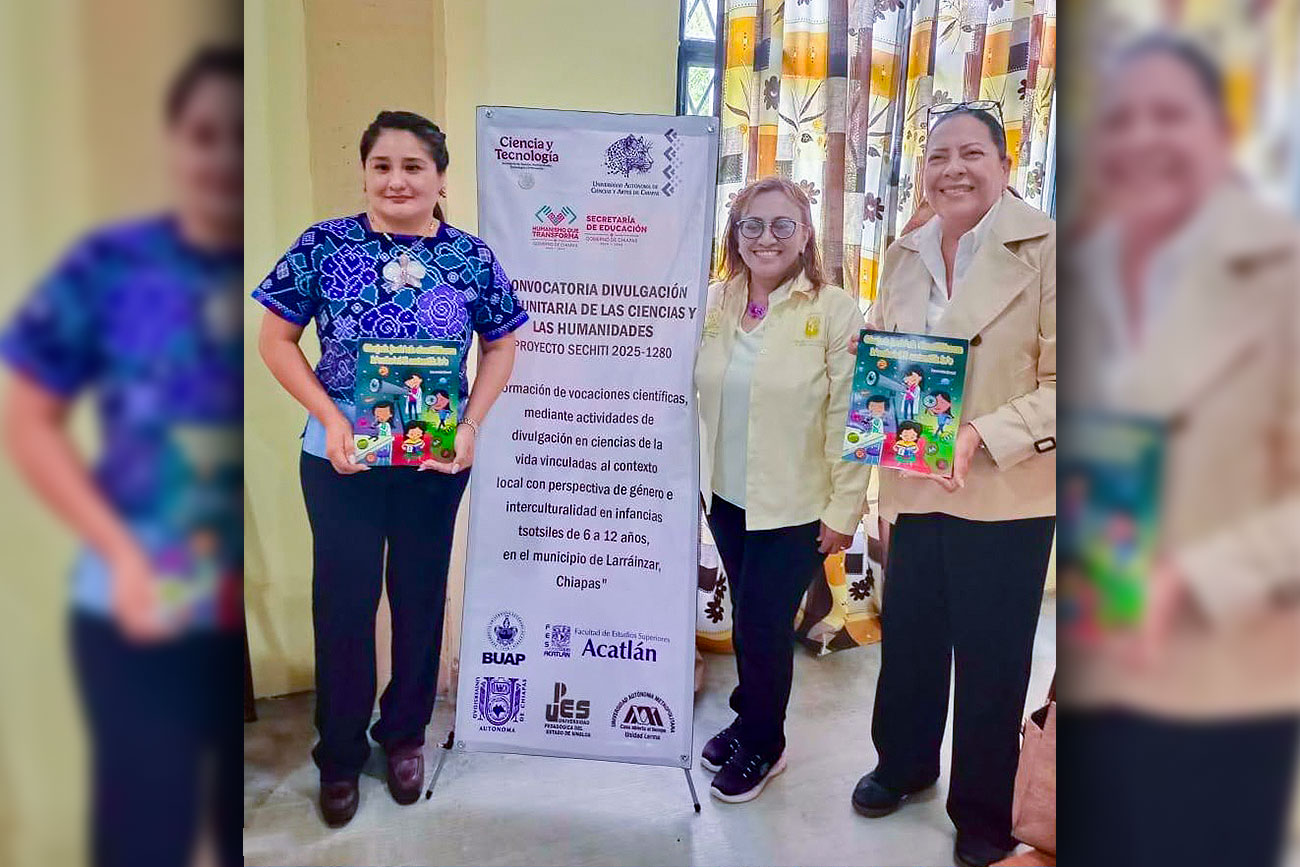 UNICACH impulsa vocaciones científicas en niñas y niños de Larráinzar