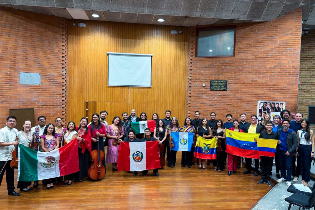 Docentes, estudiante y egresados de la UNICACH participan en festival internacional de Música en Colombia