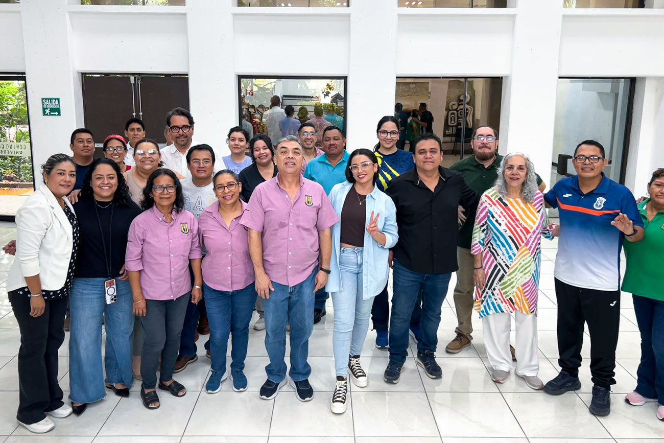 Impulsa UNICACH activación física entre su personal administrativo